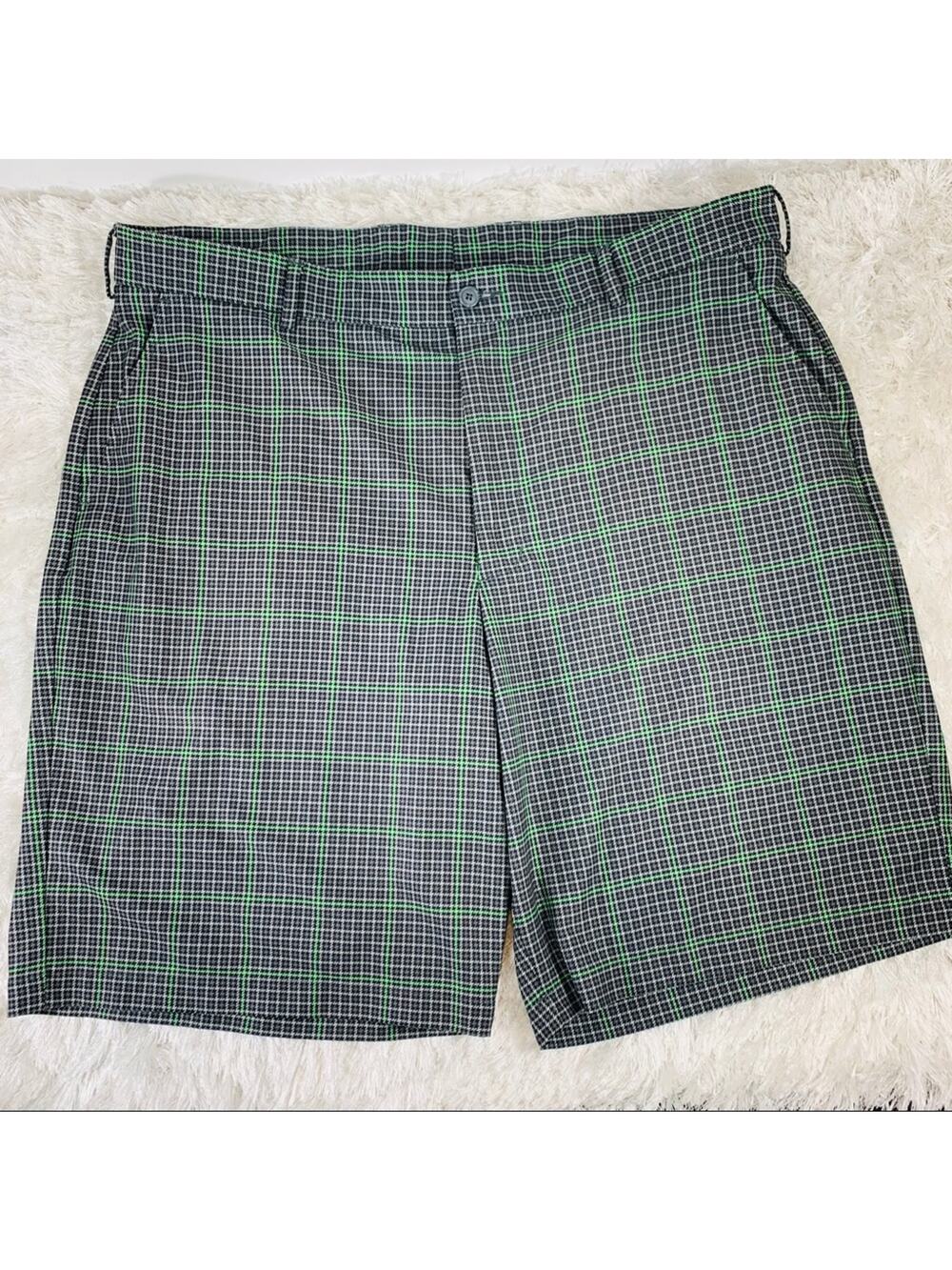Pebble Beach Golf Shorts Black Green Sz 40
